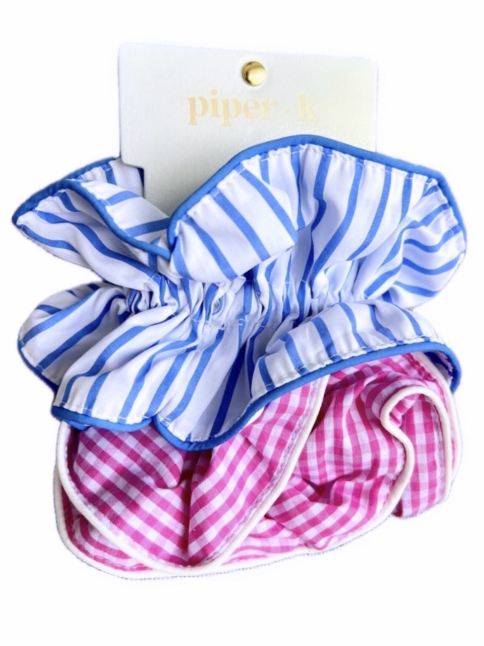 NWT ⚜️💖⚜️ Piper K Summer Hair Scrunchies Set of 2